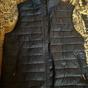 Ralph Lauren Black Puffer Vest